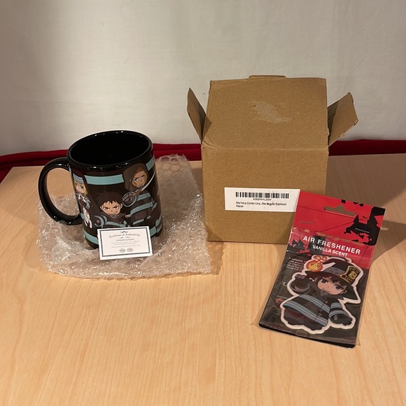 Fire Force Ceramic Coffee Mug/Vanilla Air Fresher. - Picture 2 of 7